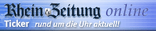 Das Logo der Rhein-Zeitung, hier gelangt man direkt auf deren Homepage
