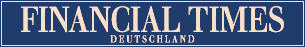 Das Logo der Financial Times Deutschland, hier gelangt man direkt auf deren Homepage