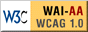 Logo: WAI Initiative (barrierefreies Internet)